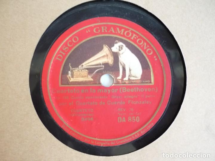 Discos de pizarra: Disco de pizarra Cuarteto en do menor y en fa mayor Beethoven - Foto 2