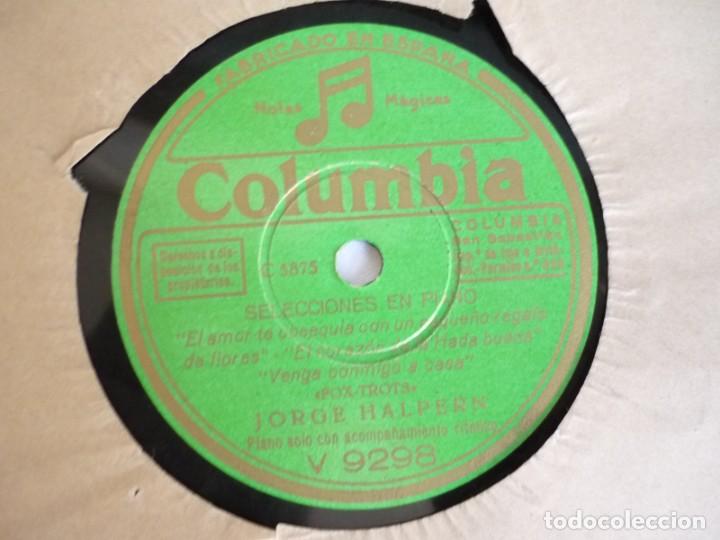 Discos de pizarra: Disco de pizarra Selecci&oacute;n en piano Jorge Halpern - Foto 2