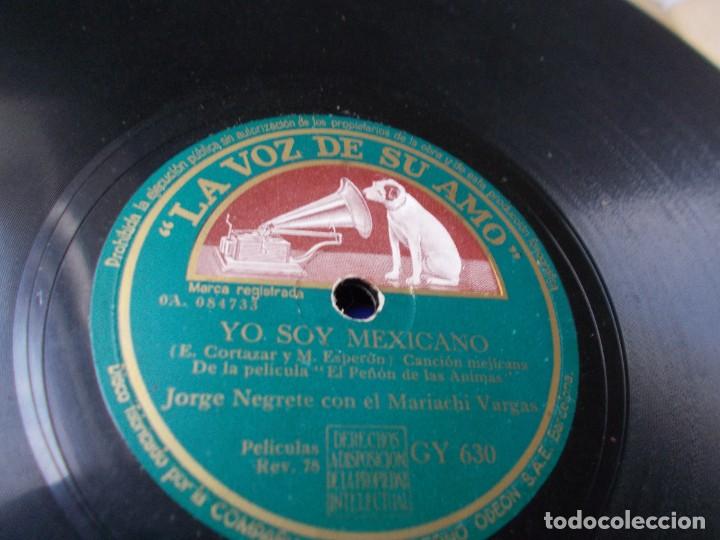 Discos de pizarra: JORGE NEGRETE Esos altos de Jalisco / Yo soy Mexicano - Foto 2