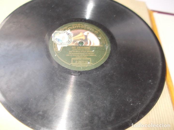 Discos de pizarra: PILAR ALONSO Mi hombre / Fox -Trot de la sombrilla - Foto 1