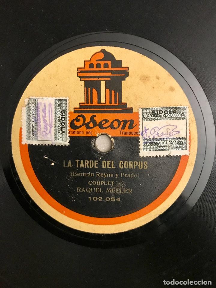 Discos de pizarra: PIZARRA GRAM&Oacute;FONO. LA LABIEN AMADA - LA TARDE DEL CORPUS. COUPLET. - Foto 4