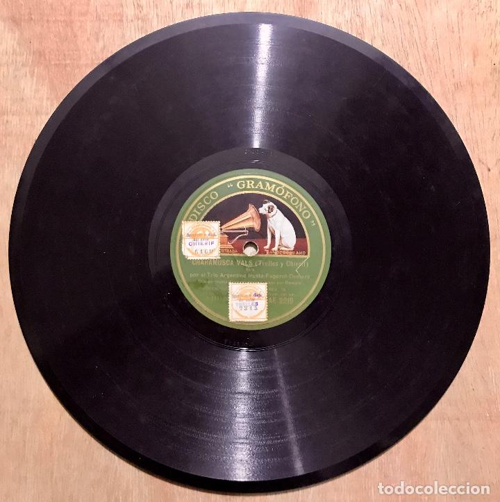 Discos de pizarra: DISCO PIZARRA GRAMOFONO. ADIOS MUCHACHOS.(TANGO) CHARAMUSCA (VALS) - Foto 3