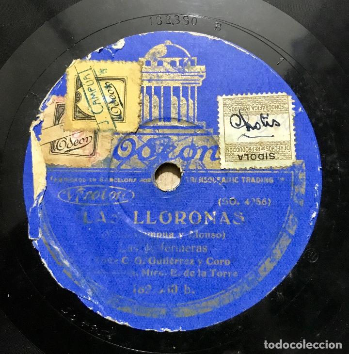 Discos de pizarra: DISCO PIZARRA GRAMOFONO. LAS LLORONAS (LA JAVA DEL MAREO - LAS ENFERMERAS). - Foto 2