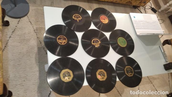 Discos de pizarra: Discos pizarra Pathe ,Polidor.Odeon, ,Ideal ,Columbia - Foto 2