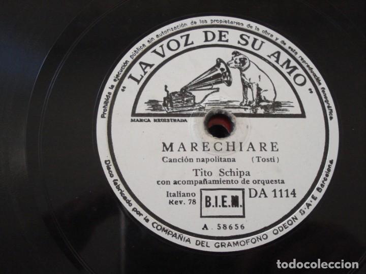 Discos de pizarra: DISCO DE PIZARRA TITO SCHIPA MARECHIARE Y IDEALE - Foto 1