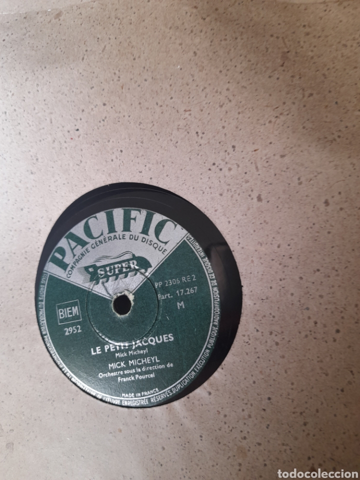 Discos de pizarra: Lote de 7 antiguos discos de pizarra, - Foto 2