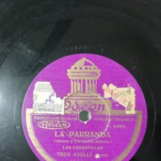 Discos de pizarra: DISCO DE PIZARRA- ODEON- LA PARRANDA- ALONSO Y FERNANDEZ ARDAVIN- N. 203,081- VER DETALLE. Lote 321565203