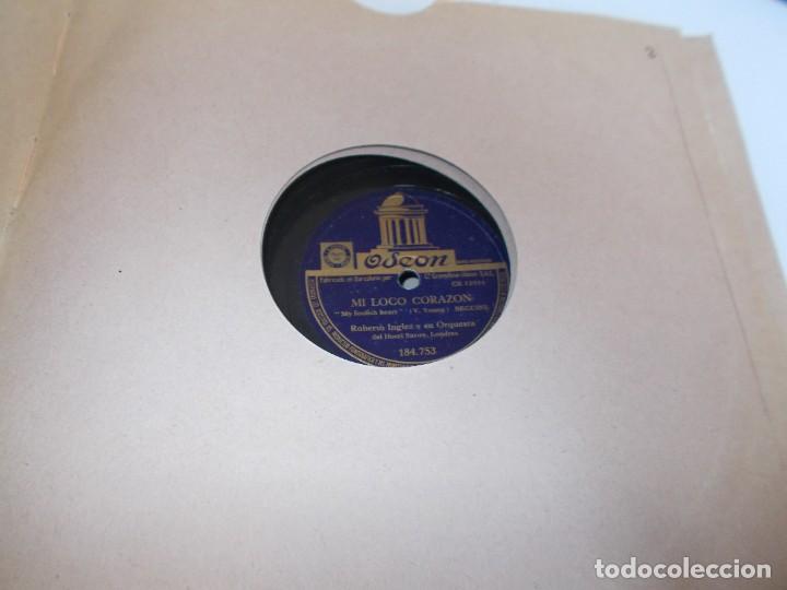 Discos de pizarra: ROBERTO INGLEZ Y SU ORQUESTA Tab&uacute; / Un Lugar en el Sol - Foto 1