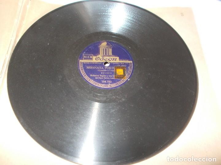 Discos de pizarra: ROBERTO INGLEZ Y SU ORQUESTA Tab&uacute; / Un Lugar en el Sol - Foto 4