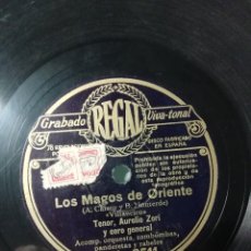 Discos de pizarra: DISCO DE PIZARRA-REGAL-AURELIO ZORI- GLORIOSA JORNADA/LOS MAGOS DE ORIENTE- 78 RPM-DK8511 PUENTE PAZ. Lote 322284718