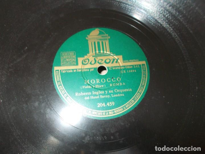 Discos de pizarra: ROBERTO INGLEZ Y SU ORQUESTA Morocco / Andaluc&iacute;a - Foto 4