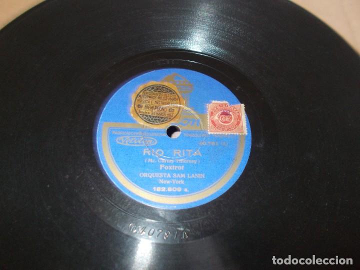 Discos de pizarra: ORQUESTA SAN LANIN Rio Rita / Rio Rita - Foto 4