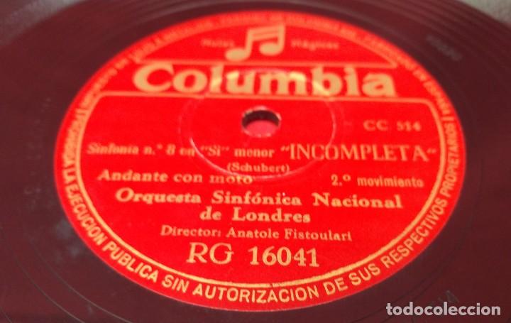 Discos de pizarra: DISCO DE PIZARRA SINFON&Iacute;A N&ordm; 8 EN SI MENOR INCOMPLETA - Foto 2