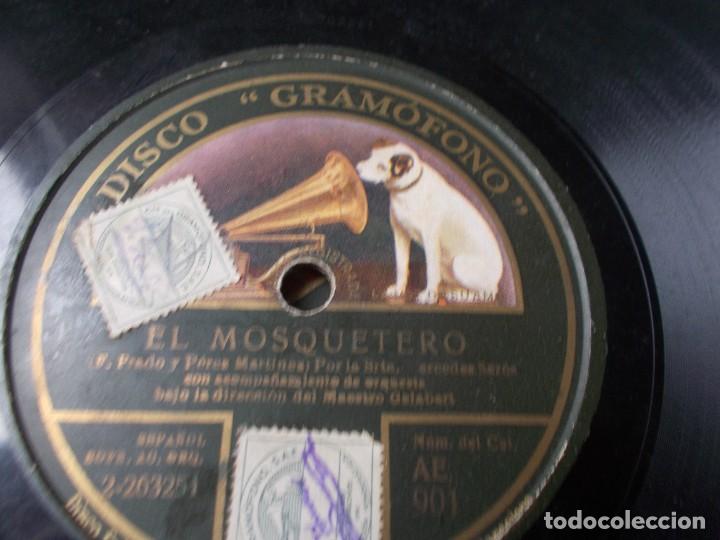Discos de pizarra: MERCEDES SEROS Vida Rota / El Mosquetero - Foto 2