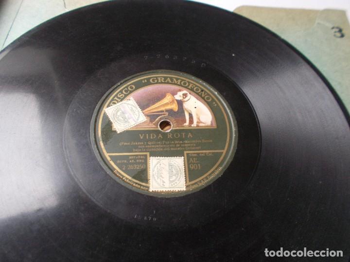 Discos de pizarra: MERCEDES SEROS Vida Rota / El Mosquetero - Foto 5