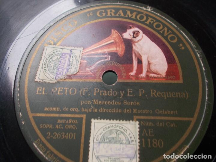 Discos de pizarra: MERCEDES SER&Oacute;S Fado Ser&oacute;s / El reto - Foto 2