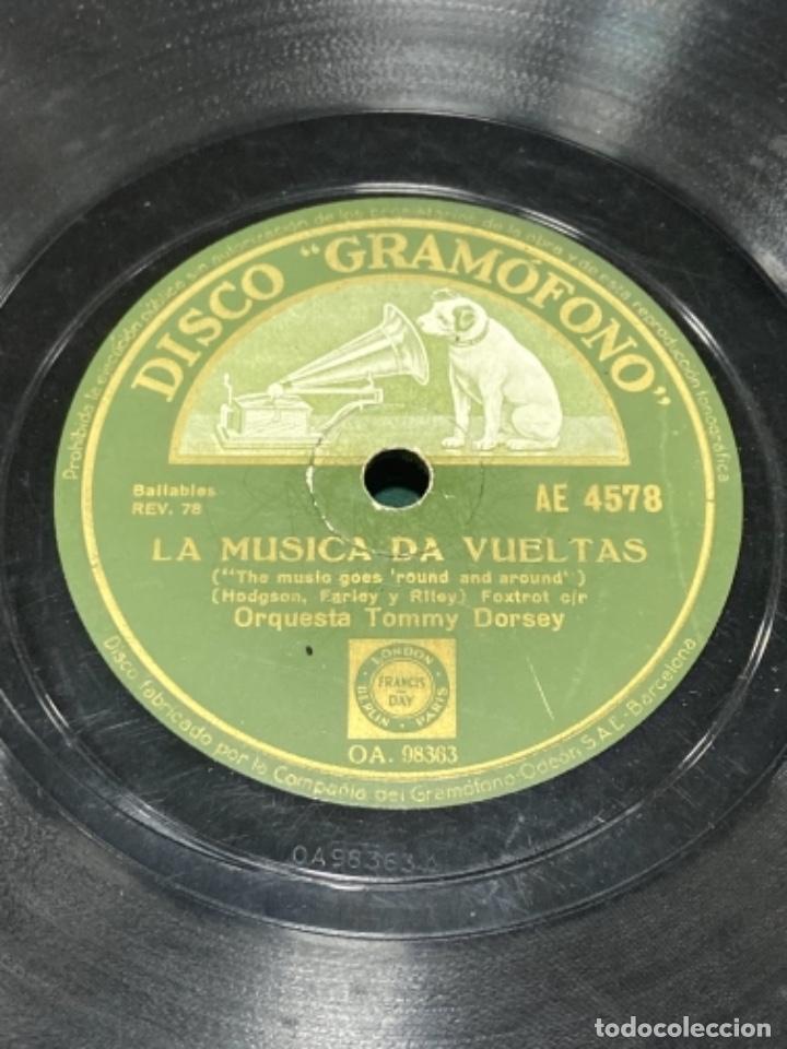 Discos de pizarra: Magnifico disco de pizarra antiguo - Foto 3