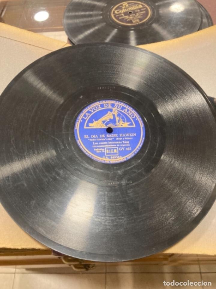 Discos de pizarra: Magnifico disco de pizarra antiguo - Foto 1