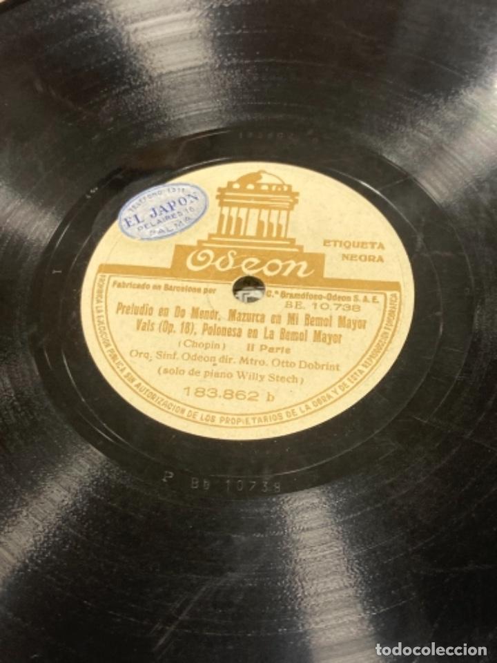 Discos de pizarra: Magnifico disco de pizarra antiguo - Foto 3