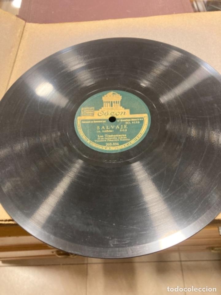 Discos de pizarra: Magnifico disco de pizarra antiguo - Foto 2