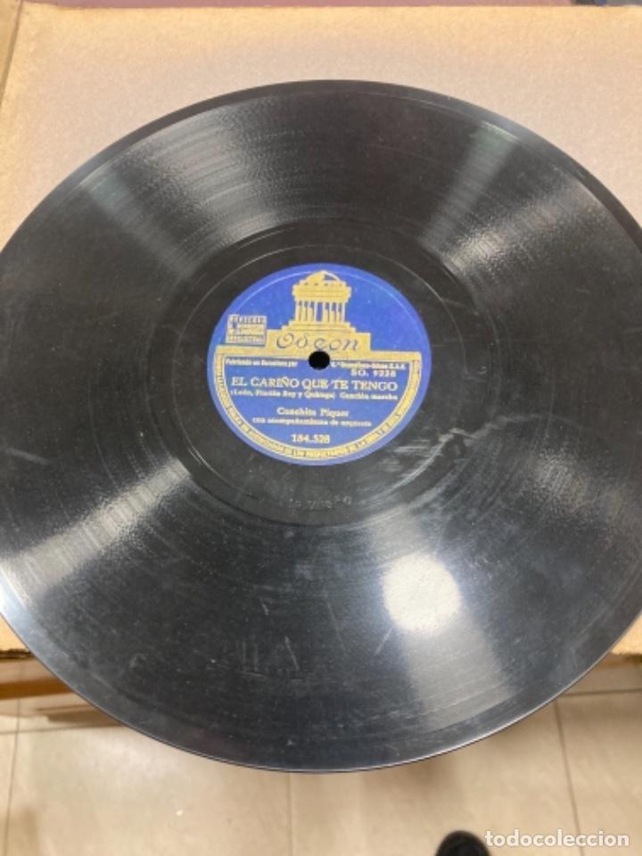 Discos de pizarra: Magnifico disco de pizarra antiguo - Foto 1