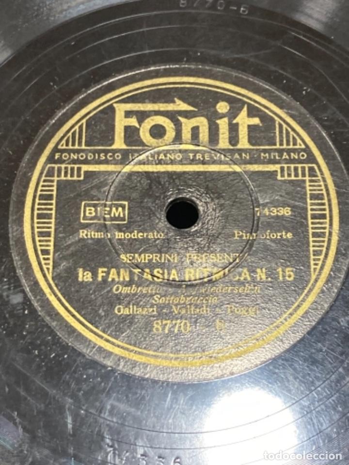 Discos de pizarra: Magnifico disco de pizarra antiguo - Foto 2