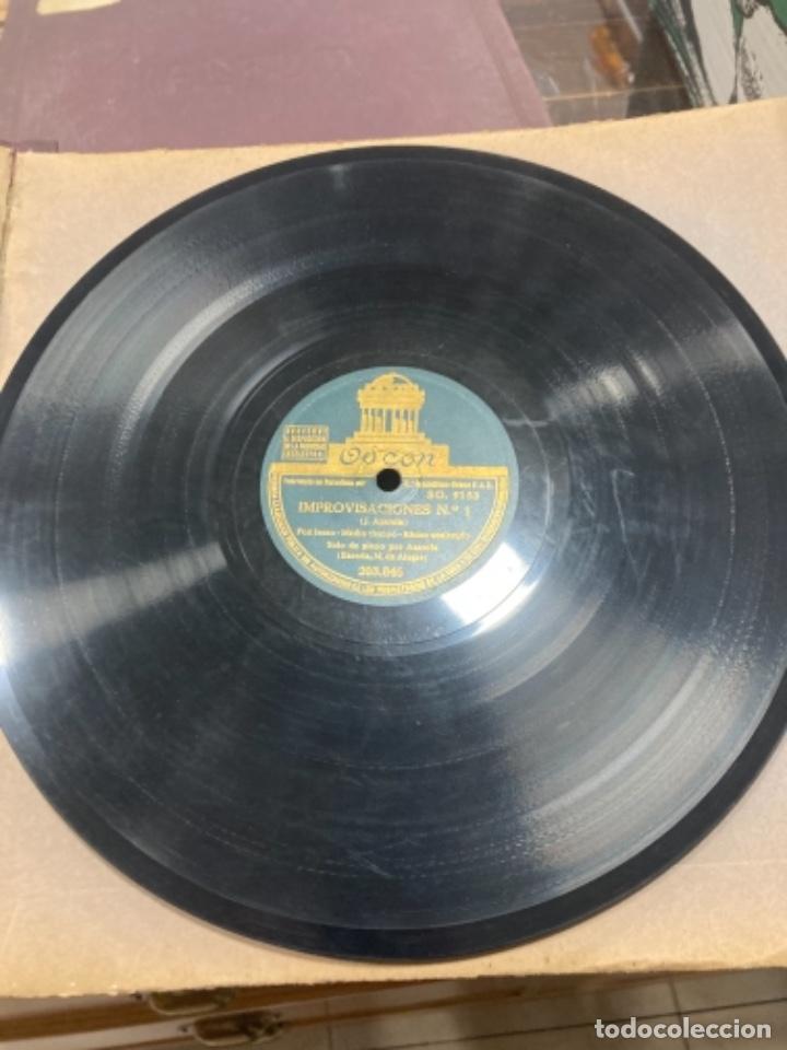 Discos de pizarra: Magnifico disco de pizarra antiguo - Foto 1