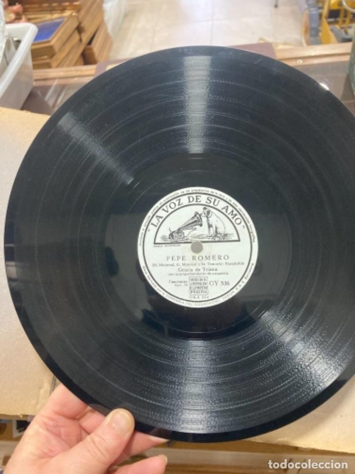 Discos de pizarra: Magnifico disco de pizarra antiguo - Foto 1