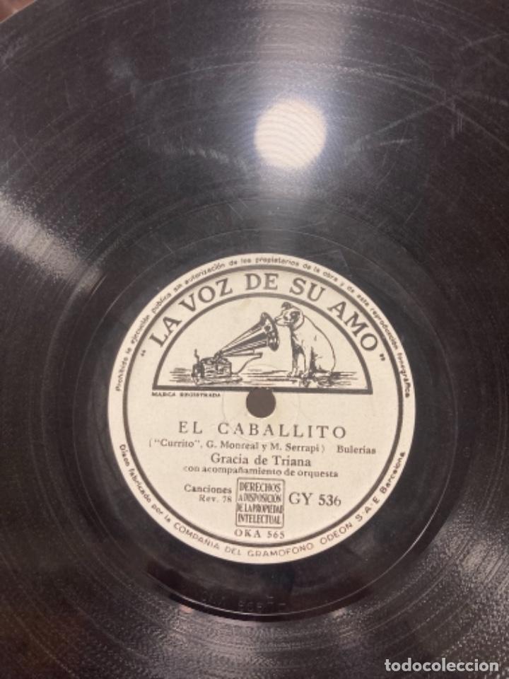 Discos de pizarra: Magnifico disco de pizarra antiguo - Foto 3