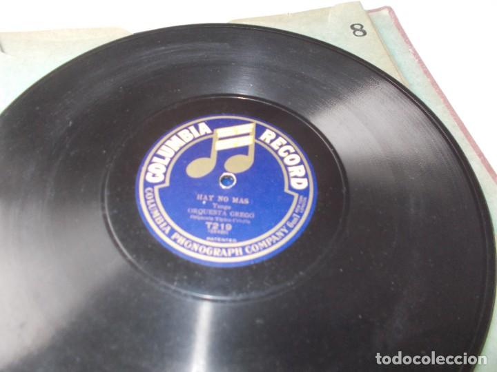 Discos de pizarra: ORQUESTA GREGO El Incendio / Hay no m&aacute;s - Foto 3