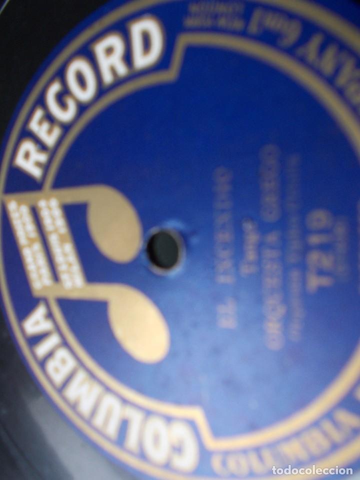 Discos de pizarra: ORQUESTA GREGO El Incendio / Hay no m&aacute;s - Foto 4