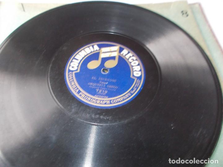 Discos de pizarra: ORQUESTA GREGO El Incendio / Hay no m&aacute;s - Foto 5