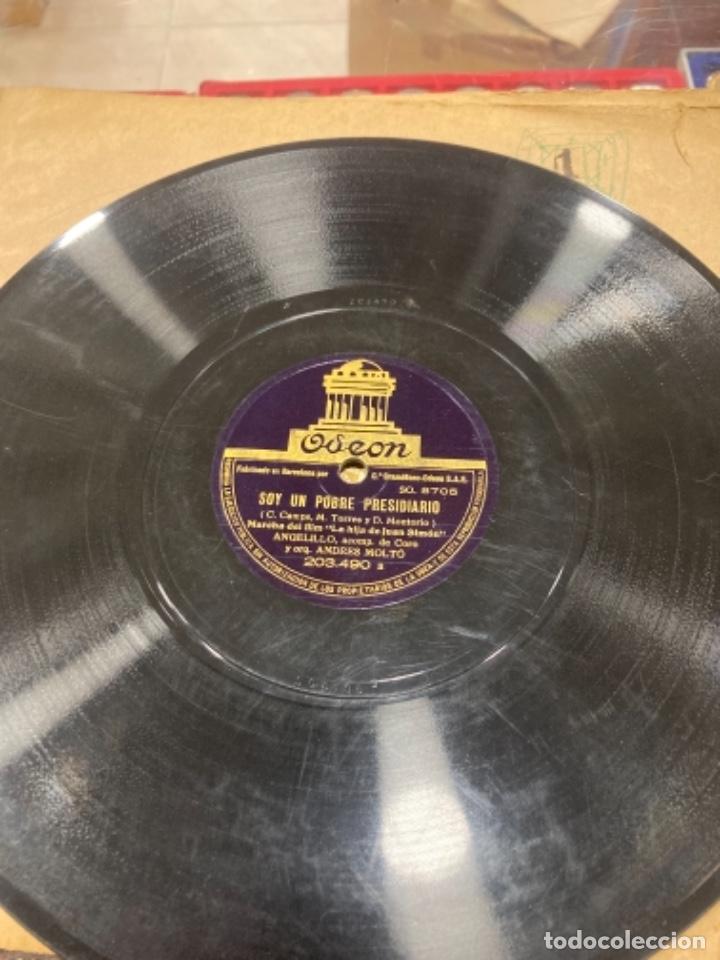 Discos de pizarra: Magnifico disco de pizarra antiguo - Foto 2