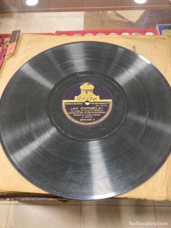 Discos de pizarra: Magnifico disco de pizarra antiguo - Foto 3