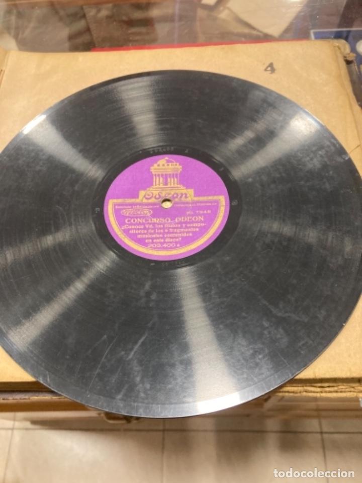 Discos de pizarra: Magnifico disco de pizarra antiguo - Foto 1
