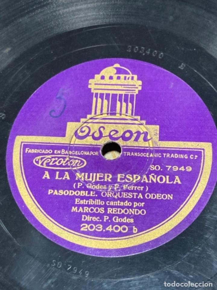 Discos de pizarra: Magnifico disco de pizarra antiguo - Foto 3