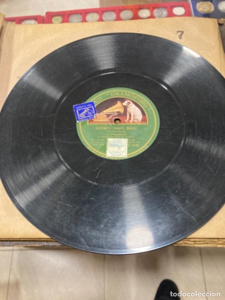 Discos de pizarra: Magnifico disco de pizarra antiguo - Foto 1