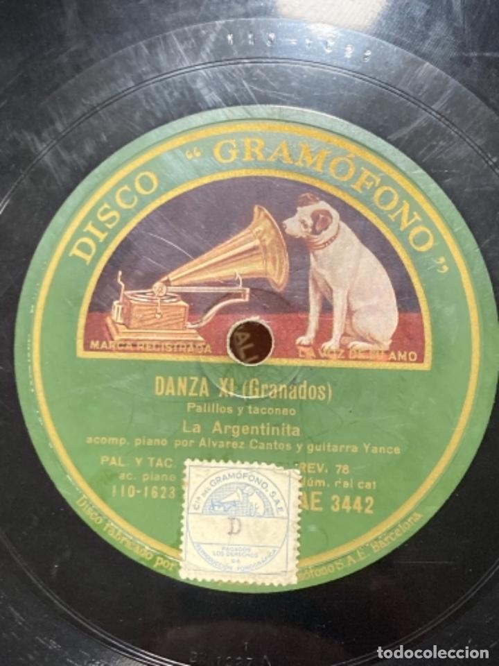 Discos de pizarra: Magnifico disco de pizarra antiguo - Foto 3