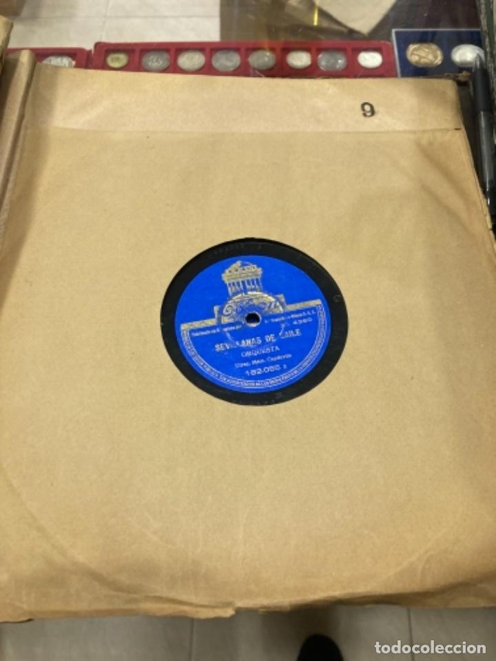 Discos de pizarra: Magnifico disco de pizarra antiguo - Foto 1