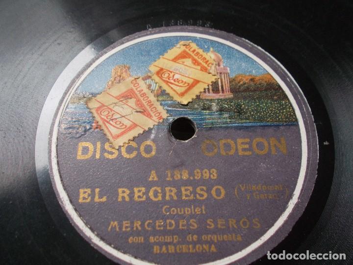 Discos de pizarra: MERCEDES SER&Oacute;S La mas bella de la corte / El Regreso - Foto 1
