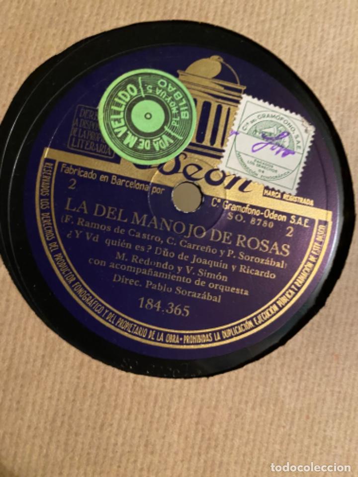 Discos de pizarra: LA DEL MANOJO DE ROSAS PABLO SOROZABAL TRES DISCOS - Foto 1