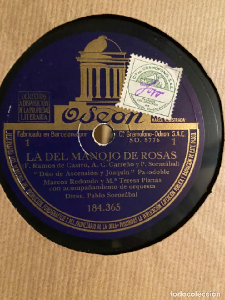 Discos de pizarra: LA DEL MANOJO DE ROSAS PABLO SOROZABAL TRES DISCOS - Foto 2