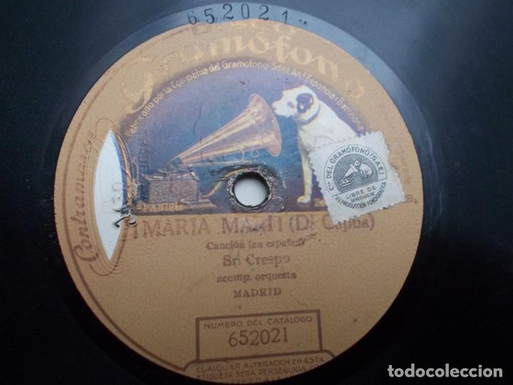Discos de pizarra: SR. FONTS Mi ni&ntilde;a / SR. CRESPO &iexcl;Mar&iacute;a Mari! - Foto 2