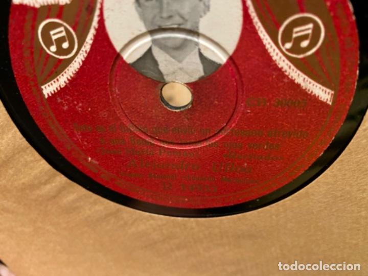 Discos de pizarra: ALEJANDRO ULLOA PENA Y ALEGRIA EN EL AMOR - Foto 2