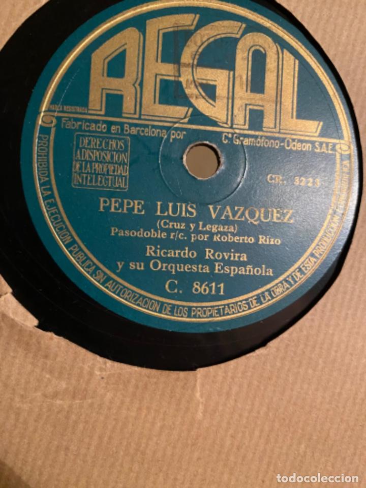 Discos de pizarra: RICARDO ROVIRA MANOLETE PEPE LUIS VAZQUEZ - Foto 1