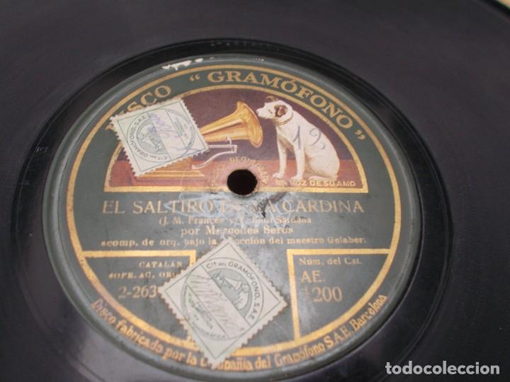 Discos de pizarra: MERCEDES SER&Oacute;S La riteta / El saltiro de la Cardina - Foto 2