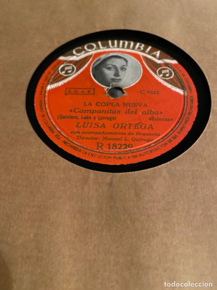 Discos de pizarra: LUISA ORTEGA LA COPLA NUEVA - Foto 1