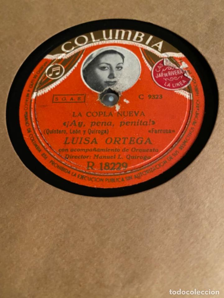 Discos de pizarra: LUISA ORTEGA LA COPLA NUEVA - Foto 2