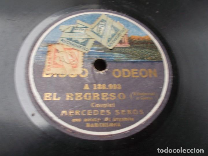 Discos de pizarra: MERCEDES SER&Oacute;S La mas bella e la corte / El regreso - Foto 2