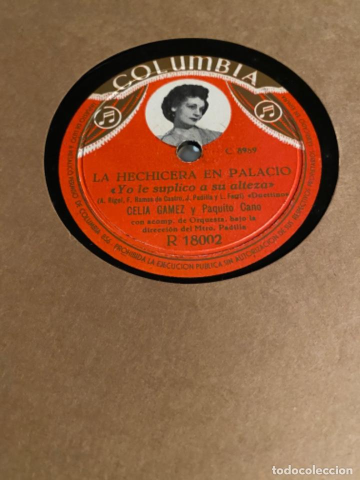 Discos de pizarra: CELIA GAMEZ LA HECHICERA DE PALACIO - Foto 2